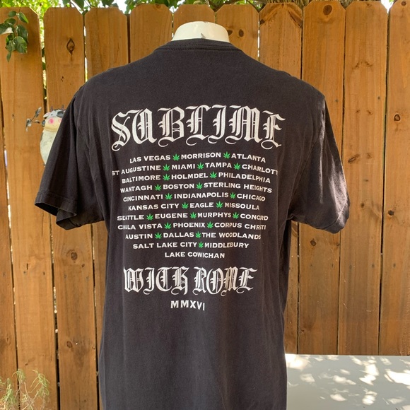Sublime With Rome mushroom T-shirt size Large. - Picture 4 of 6